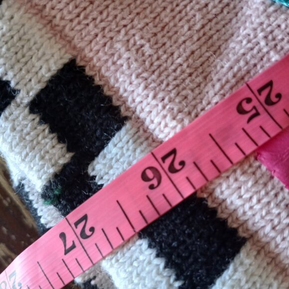 Vintage Storybook Knits 1950's Diner Sock Hop Cardigan Women's Large - Picture 9 of 10